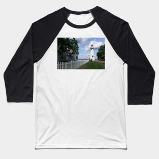 Keepers House At Marblehead Lighthouse Baseball T-Shirt